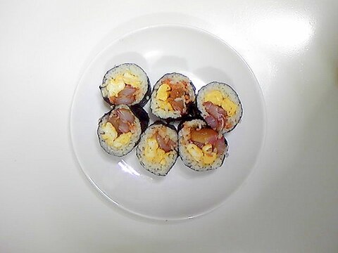 鯛と卵の巻き寿司